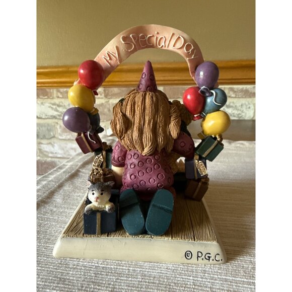Zingle Berry Pavilion Gift Co. "Make A Wish" Happy Birthday Figurine Box Limited - Picture 10 of 16